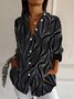 Geometric Print Long Sleeve Shirt
