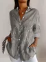 3D plant flower long sleeved shirt