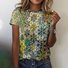Regular Fit Floral Vintage T-Shirt