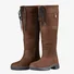Leather Contrast Stitching Winter Cotton-Padded Boots