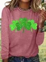 Casual Long Sleeve Round Neck T-Shirt