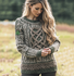 Crew Neck Animal Casual Sweater