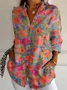 Casual Floral Print Blouse
