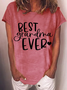 Best Grandma Ever Cotton-Blend T-Shirt