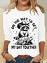 On The Way To Get My Shit Together Casual Long Sleeve Shirt