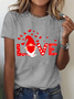 Valentine Love Gnomes Cotton T-Shirt