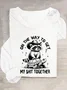 On The Way To Get My Shit Together Casual Long Sleeve Shirt