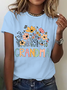 Granny Retro Floral Cotton T-Shirt