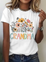 Granny Retro Floral Cotton T-Shirt