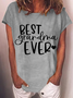 Best Grandma Ever Cotton-Blend T-Shirt