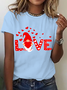 Valentine Love Gnomes Cotton T-Shirt