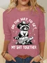 On The Way To Get My Shit Together Casual Long Sleeve Shirt