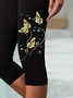Women's Casual Butterfly Spring Print Leggings