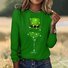 Cotton Vintage Crew Neck Plaid T-Shirt