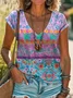 Women's Floral Print Casual Spring T-Shirt
