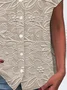 Women's Short Sleeve Shirt Summer As Picture Floral Printing V Neck Daily Going Out Casual Top