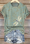 Cotton Crew Neck Casual T-Shirt