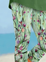 Women's Floral Spring Print Casual Leggings
