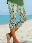 Women's Floral Spring Print Casual Leggings