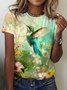 Casual Floral Regular Fit T-Shirt