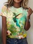 Casual Floral Regular Fit T-Shirt