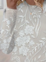 Women's Long Sleeve T-shirt Spring/Fall As Picture Floral Printing Jersey Crew Neck Daily Going Out Casual Top