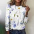 Floral Crew Neck Cotton Casual T-Shirt