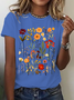 Subtle Anti-Trump Flowers Shirt (T-Shirt Or Long Sleeves), Anti-Maga Floral Tee, Fdt Merch, Feminist Gift Cotton T-Shirt