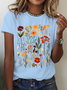 Subtle Anti-Trump Flowers Shirt (T-Shirt Or Long Sleeves), Anti-Maga Floral Tee, Fdt Merch, Feminist Gift Cotton T-Shirt