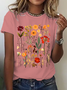 Subtle Anti-Trump Flowers Shirt (T-Shirt Or Long Sleeves), Anti-Maga Floral Tee, Fdt Merch, Feminist Gift Cotton T-Shirt