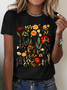 Subtle Anti-Trump Flowers Shirt (T-Shirt Or Long Sleeves), Anti-Maga Floral Tee, Fdt Merch, Feminist Gift Cotton T-Shirt