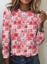 Regular Fit Floral Crew Neck Casual T-Shirt