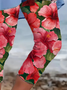 Women's Floral Spring Print Casual Leggings