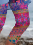 Women's Floral Spring Print Casual Leggings