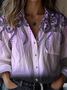 Paisley Loose Vintage Shirt Collar Shirt