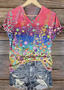 Floral Regular Fit Casual T-Shirt
