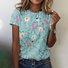 Casual Crew Neck Cotton T-Shirt