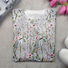Women's Long Sleeve T-shirt Spring/Fall Gray Floral Printing Jersey Crew Neck Daily Going Out Casual Top