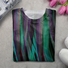 Women's Long Sleeve T-shirt Spring/Fall As Picture Abstract Printing Jersey Crew Neck Daily Going Out Casual Top
