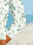 Women's Floral Spring Print Casual Fashion Leggings