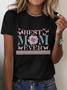 Happy Mother's Day Best Mom Ever Cotton T-Shirt