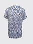 V Neck Loose Jersey Vintage T-Shirt