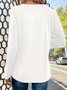 V Neck Casual Dandelion Regular Fit T-Shirt