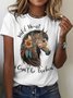 Cotton Casual Crew Neck Regular Fit T-Shirt