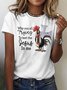 Cotton Crew Neck Casual Regular Fit T-Shirt