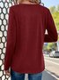 V Neck Casual Dandelion Regular Fit T-Shirt