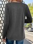 V Neck Casual Dandelion Regular Fit T-Shirt
