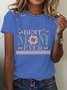 Happy Mother's Day Best Mom Ever Cotton T-Shirt