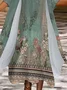 Women's Vintage Floral Print Casual Print Two-Piece Dress