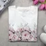 Women's Floral Spring Print Casual Round Neck Long Sleeve T-Shirt